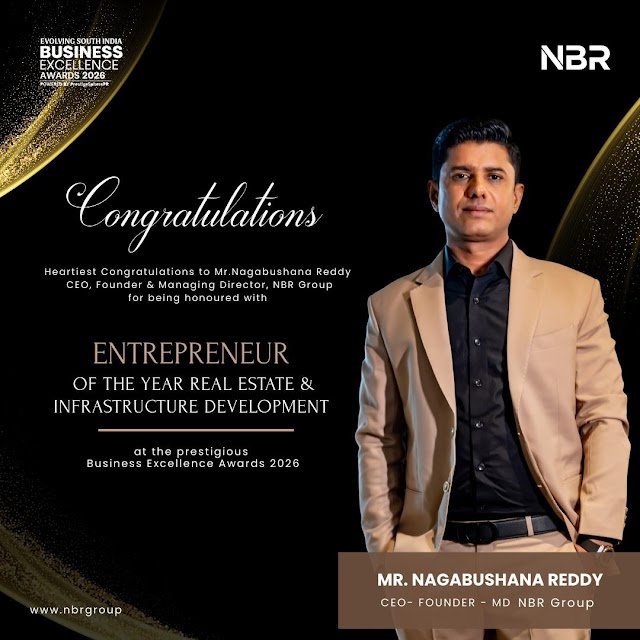 Mr. Nagabushana Reddy Named ‘Entrepreneur of the Year’ at the 2026 South India Business Excellence Awards